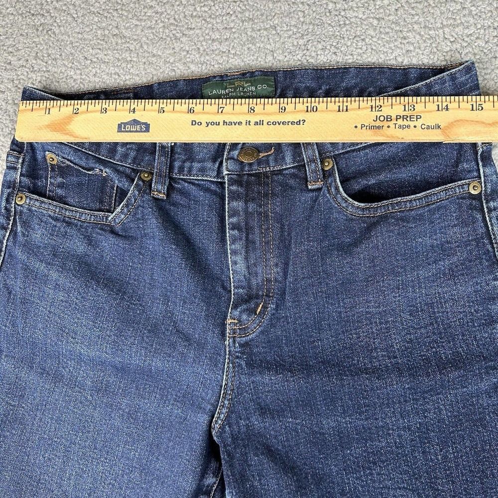 Lauren Ralph Lauren Jeans Womens 10 Blue Denim Classic Boot Cut Mid Rise - Picture 4 of 15